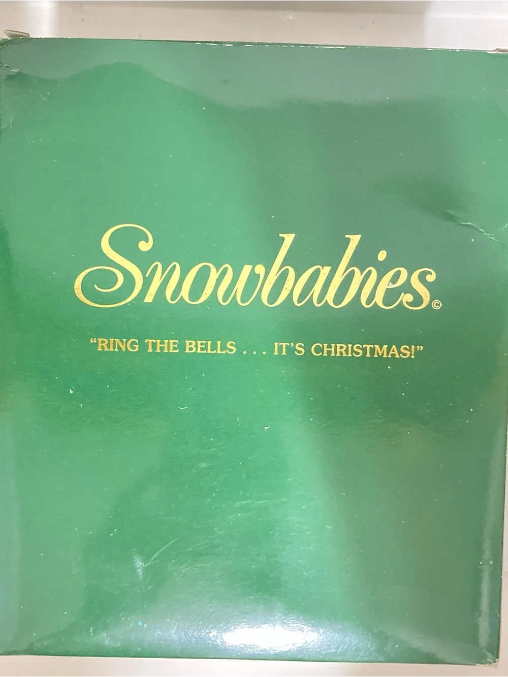 Snowbabies 1995 Retired ‘Ring the Bells' Holiday Figurine